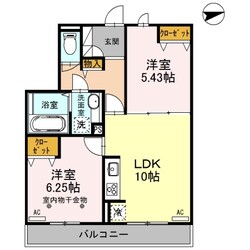 ローズガーデン府中の物件間取画像